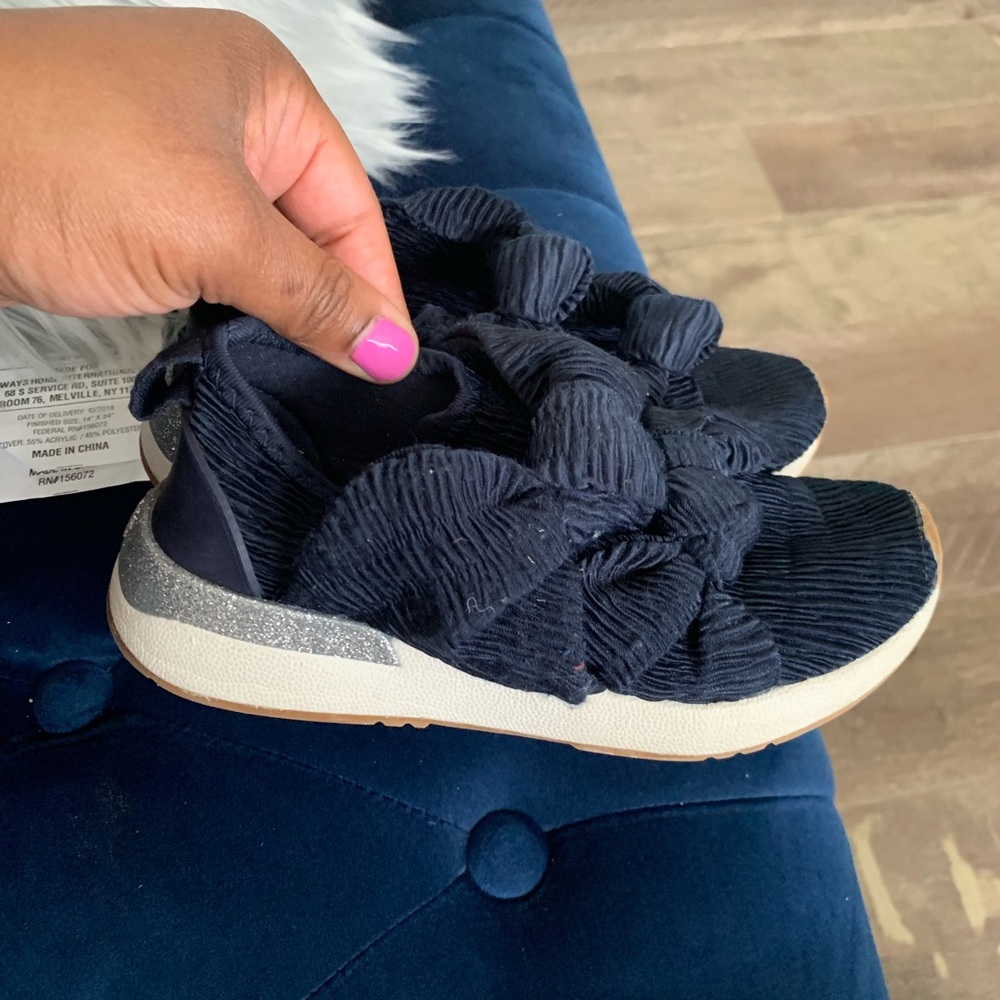 Navy blue Zara girls shoe